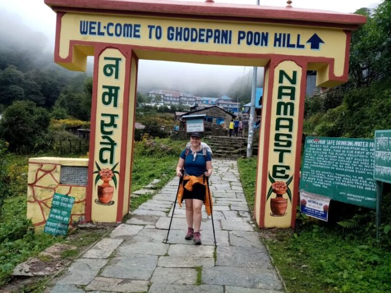 From Pokhara Group Budget: 4 Day Poon Hill Trek