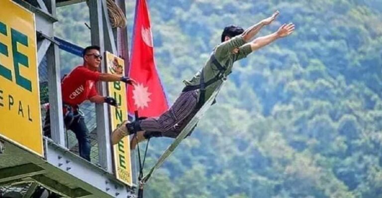 Leap of Adrenaline: Bungee Jumping Experience From Pokhara