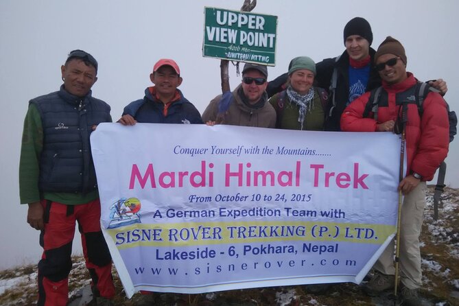 Mardi Himal Trek 4N-5D - Detailed Itinerary