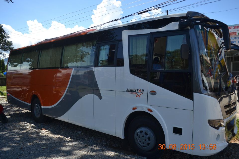 Kathmandu to Chitwan Tourist Bus - Booking Details