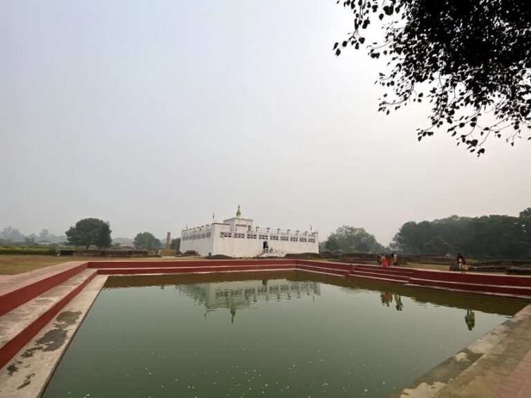 From Lumbini: Guides Day Tour Lumbini With Transfer